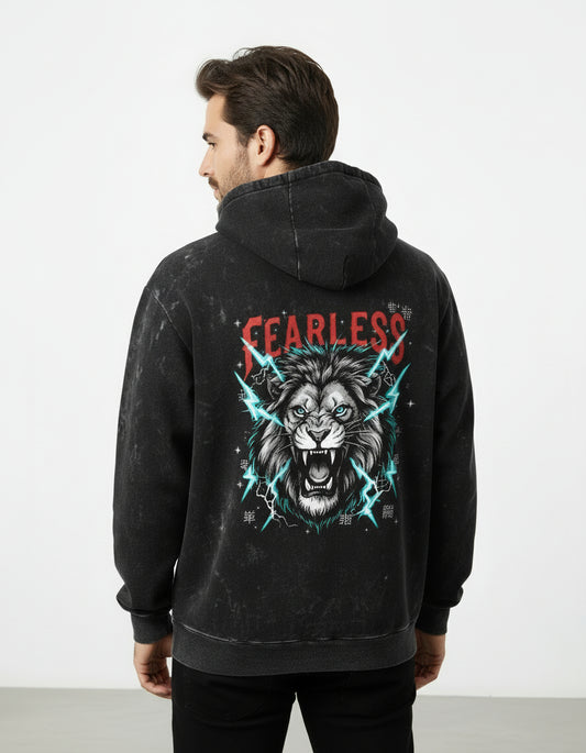 Fearless Acid Washed Hoodie PREMIUM