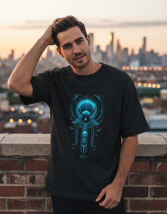 Neon AxisOversized Standard T-Shirt