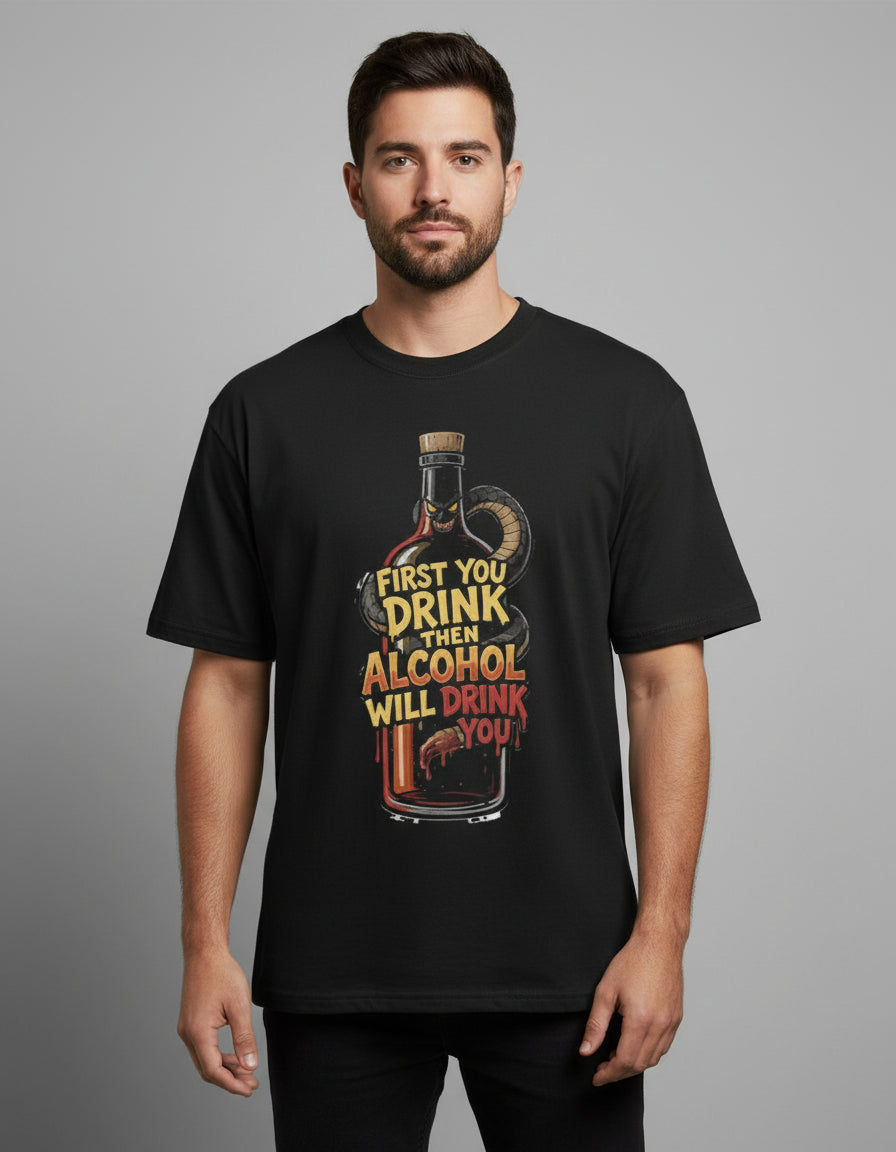 Alcohol Oversized Standard T-Shirt