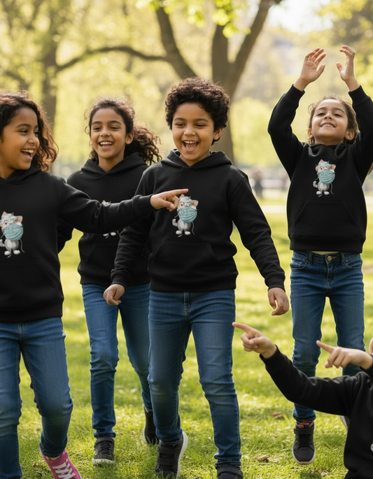 Meow Mood Kids Hoodie