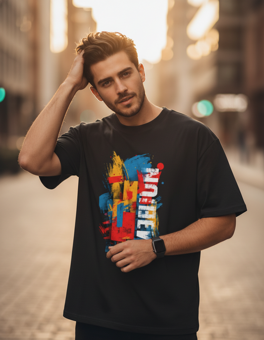 Vivid Strike Oversized Standard T-Shirt