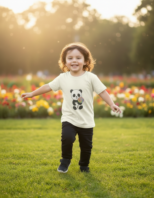 Panda Crew Neck T-Shirt